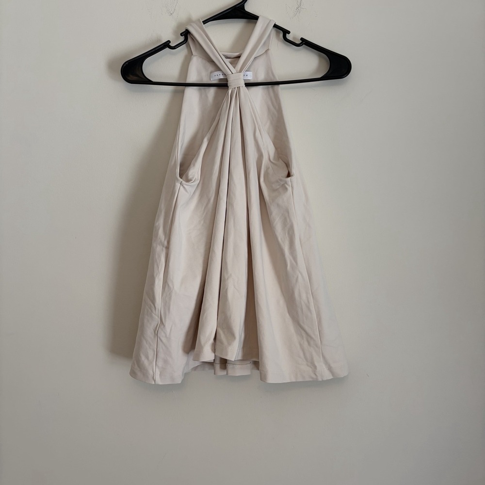 Susana Monaco Small Off white  Tank Top‎ Blouse Classy Old Money Flattering